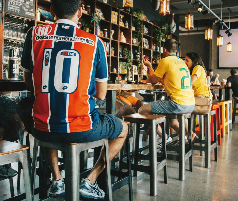 サッカーユニフォーム風のクラスTシャツ